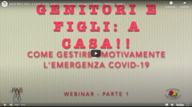 Webinar Genitori e figli: a casa !!