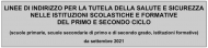 Linee di indirizzo per la tutela della salute e sicurezza nelle istituzioni scolastiche e formative del primo e secondo ciclo