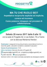Ma tu che ruolo sei?
